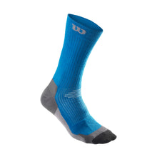Load image into Gallery viewer, Wilson High-End Mens Crew Sock - Blue/Grey/S-M
                        
                       - 1