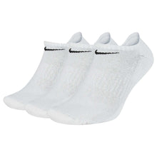 Load image into Gallery viewer, Nike No Show 3-Pack Mens Trainning Socks - 100 WHITE/BLACK/XL
                        
                       - 5