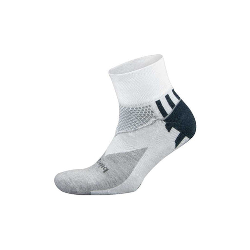 Balega Enduro Quarter Unisex Running Socks 1 - White/Grey/XL