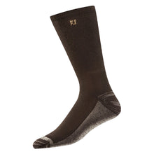 Load image into Gallery viewer, FootJoy ProDry Mens Crew Golf Socks 22 - Brown/LRG 8-12
                        
                       - 2