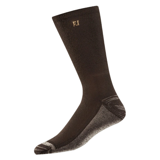 FootJoy ProDry Mens Crew Golf Socks 22 - Brown/LRG 8-12