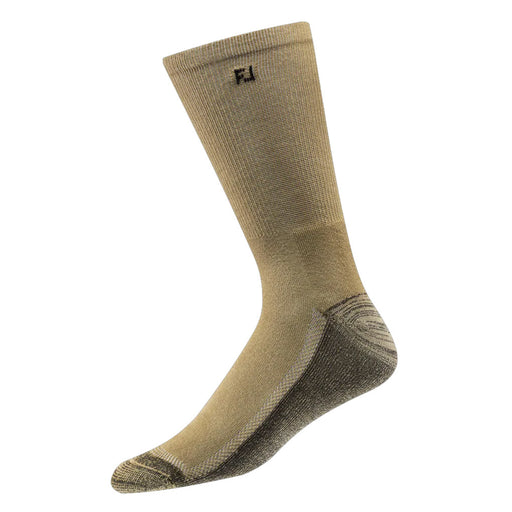 FootJoy ProDry Mens Crew Golf Socks 22 - Oatmeal/LRG 8-12