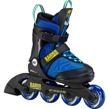 Load image into Gallery viewer, K2 Raider Pro Pack Blue Boys Adj Inline Skates
                        
                       - 2