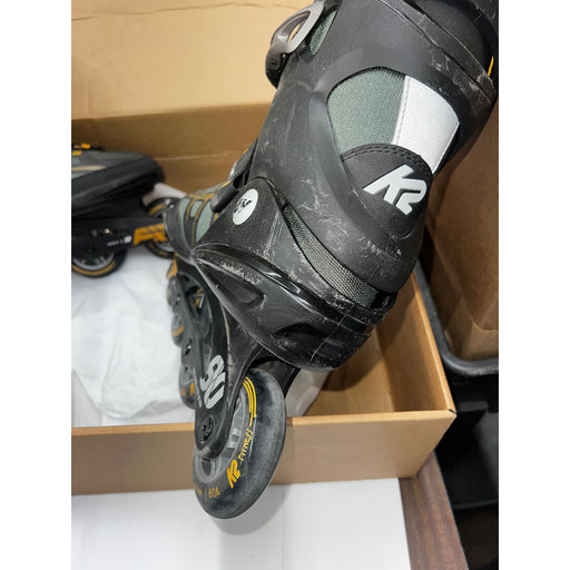 Used K2 F.I.T. 80 Boa Gray Mens Inline Skate 34157
