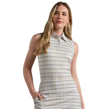 Load image into Gallery viewer, Rhone Course to Court Sleeveless Womens Golf Polo - Blu Violt Multi/M
                        
                       - 1