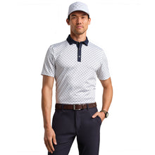Load image into Gallery viewer, Rhone Sport Micro Foulard Mens Golf Polo - True Nvy Foulrd/XL
                        
                       - 2