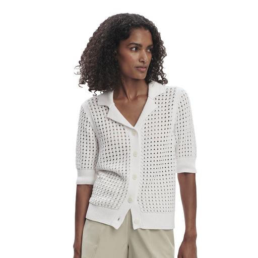 Varley Ellie Knit Womens Shirt - White/L