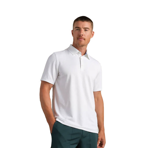 Rhone Fairway Mens Golf Polo - White/XL