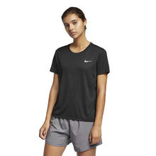 Load image into Gallery viewer, Nike Miler Womens Short Sleeve Running Shirt
                        
                       - 1