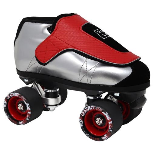 Vanilla Junior Code Unisex Roller Skates - Silver/Red/M9 / W10