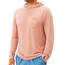 Load image into Gallery viewer, Free Fly Bamboo Lightweight Mens Hoodie - Orange Dusk/XXL
                        
                       - 4