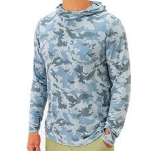 Load image into Gallery viewer, Free Fly Bamboo Lightweight Mens Hoodie - Water Camo/XXL
                        
                       - 11