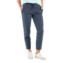 Load image into Gallery viewer, Free Fly Breeze Cropped Womens Pants - Blue Dusk Ii/XL
                        
                       - 3