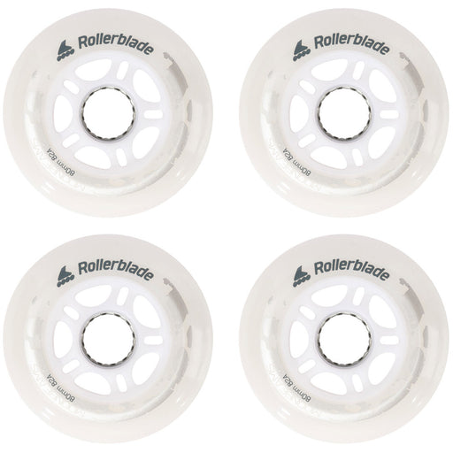 Rollerblade Moonbeams LED 80/82A Inline Skate Whls - White