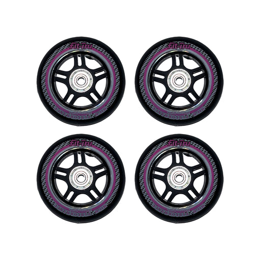 Fit-Tru Cruze 84mm Pink Inline Skate Wheels 4-Pack
