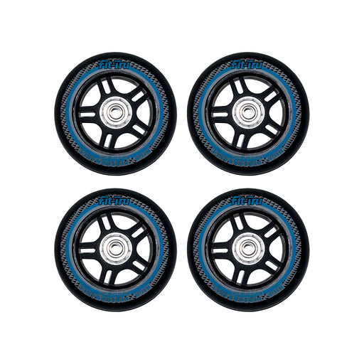 Fit-Tru Cruze 84mm Blue Inline Skate Wheels 4-Pack
