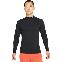 
                        
                          Load image into Gallery viewer, Nike Pro Warm Mock Mens Training Shirt - BLACK 010/XXL
                        
                       - 1