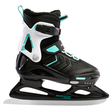 
                        
                          Load image into Gallery viewer, Bladerunner by RB Micro XT Girls Adj Ice Skates - Black/Teal/5-8
                        
                       - 1