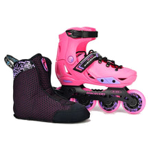Load image into Gallery viewer, Micro Discovery Pink Adj Kid Inline Skates
                        
                       - 4
