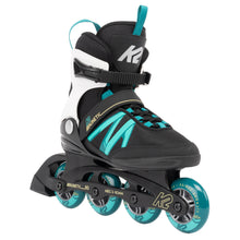 Load image into Gallery viewer, K2 Kinetic 80 Womens Inline Skates 1 - Black/Turquoise/11.0
                        
                       - 1
