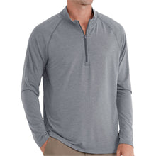 Load image into Gallery viewer, Free Fly Bamboo Flex Mens 1/4 Zip - HTHR BL DSK 422/XL
                        
                       - 1