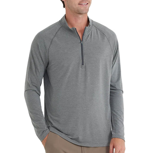 Free Fly Bamboo Flex Mens 1/4 Zip - HTHR GRAPHT 103/XXL