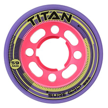 Load image into Gallery viewer, Sure Grip Titan Roller Skate Wheels 4-Pack - Purple/62MM
                        
                       - 3