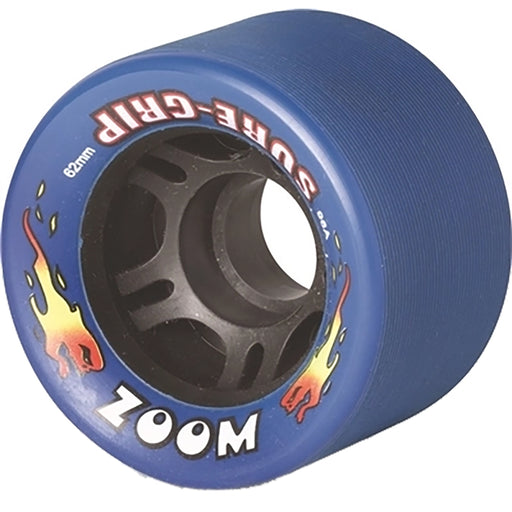 Sure Grip Zoom 62mm Roller Skate Wheels - Lt Blue