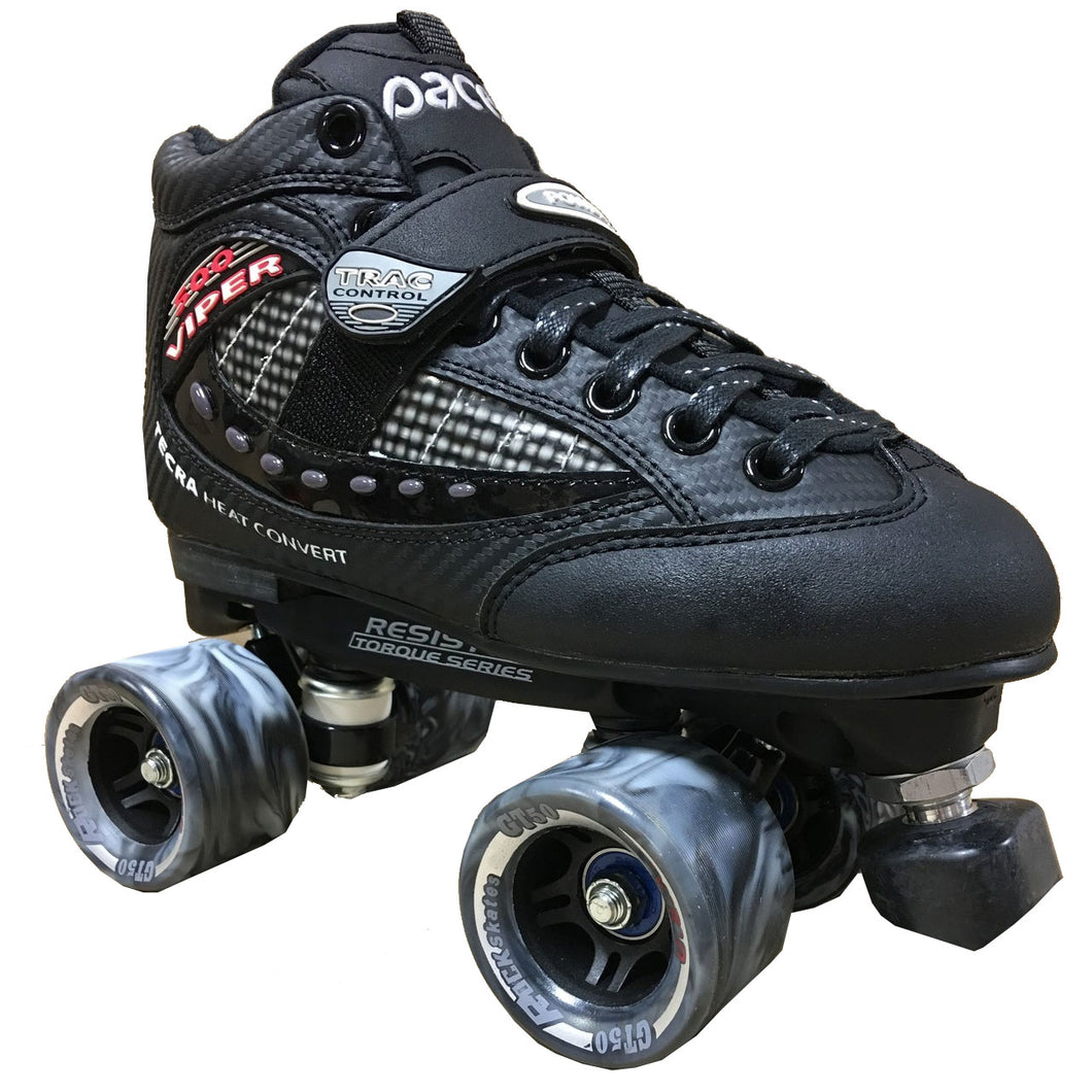 Midwest Skate Company 383 Viper Skins U Roller Skt - Black/M09 /W11