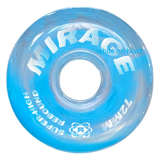 Jackson Mirage Super High Rebound Wheels 6-Pack - Teal Sky Te/72 MM