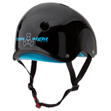 Load image into Gallery viewer, Triple Eight Certified Sweatsaver Blk Gloss Helmet
                        
                       - 2