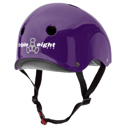 Triple Eight Certified Sweatsaver Purple Helmet