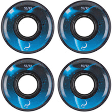 
                        
                          Load image into Gallery viewer, Ground Control UR 55mm/92A Moon Skate Wheels - 4PK - Black
                        
                       - 1