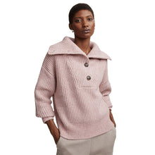 
                        
                          Load image into Gallery viewer, Varley Peverel Button Placket Knit Womens Sweater - Woodrose/L
                        
                       - 1