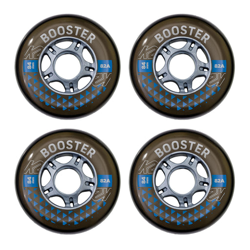 K2 Booster 84mm/82A Inline Skate Wheels - 4 Pack