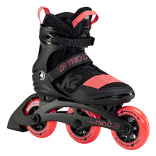 Load image into Gallery viewer, K2 Trio LT 100 Womens Urban Inline Skates 30569 - Black/Coral/8.5
                        
                       - 1