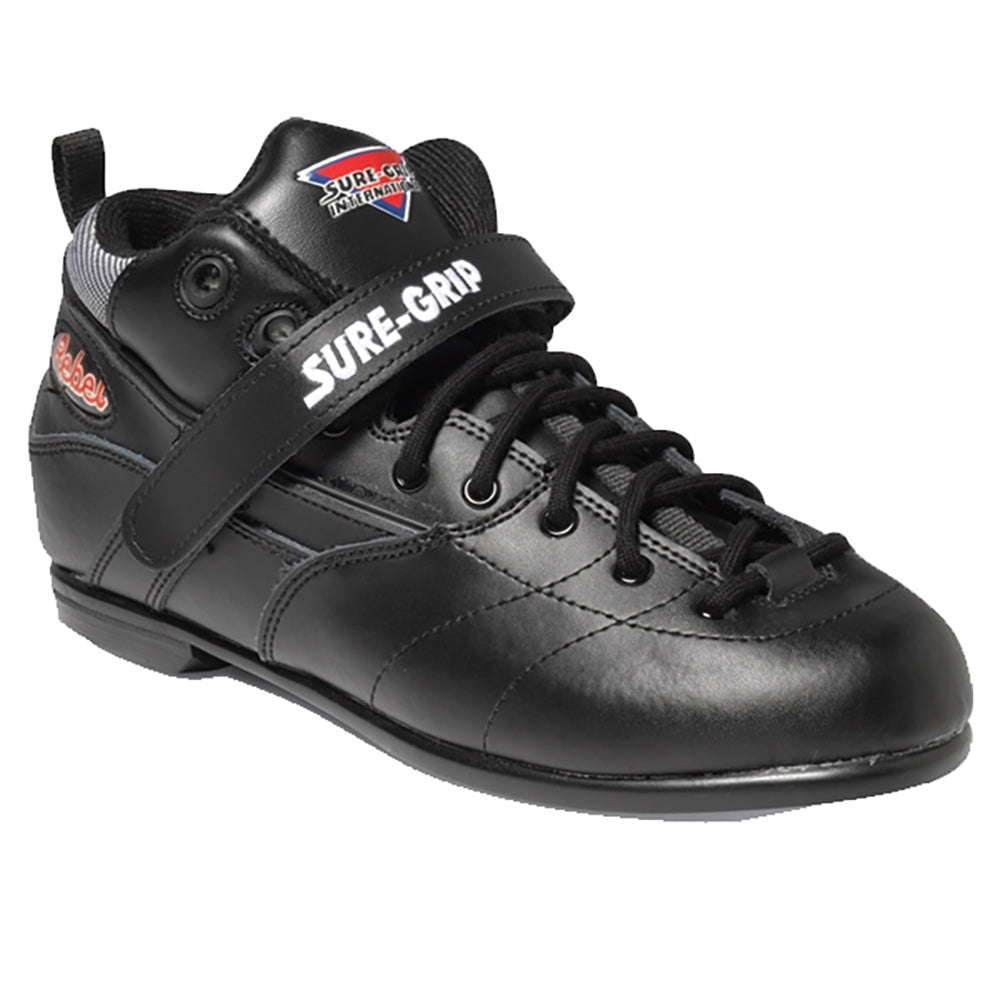 Sure Grip Rebel Derby Unisex Roller Skate Boot - Black/M13 / W15