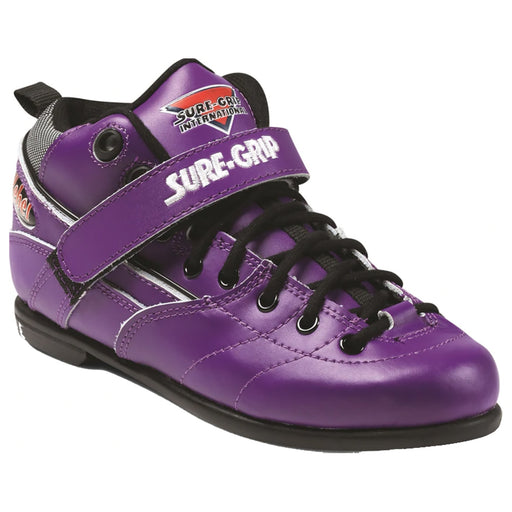Sure Grip Rebel Derby Unisex Roller Skate Boot - Purple/M13 / W15