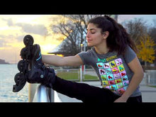 Load and play video in Gallery viewer, Fit-Tru Cruze 84 Blue Womens Inline Skates
                        
                       - 10