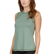 
                        
                          Load image into Gallery viewer, Sofibella UV Colors Womens Sleeveless Tennis Shirt - Army/2X
                        
                       - 7