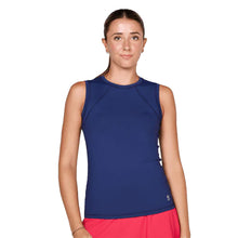 
                        
                          Load image into Gallery viewer, Sofibella UV Colors Womens Sleeveless Tennis Shirt - Navy/2X
                        
                       - 25