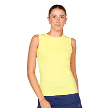 
                        
                          Load image into Gallery viewer, Sofibella UV Colors Womens Sleeveless Tennis Shirt - Sunshine/2X
                        
                       - 31
