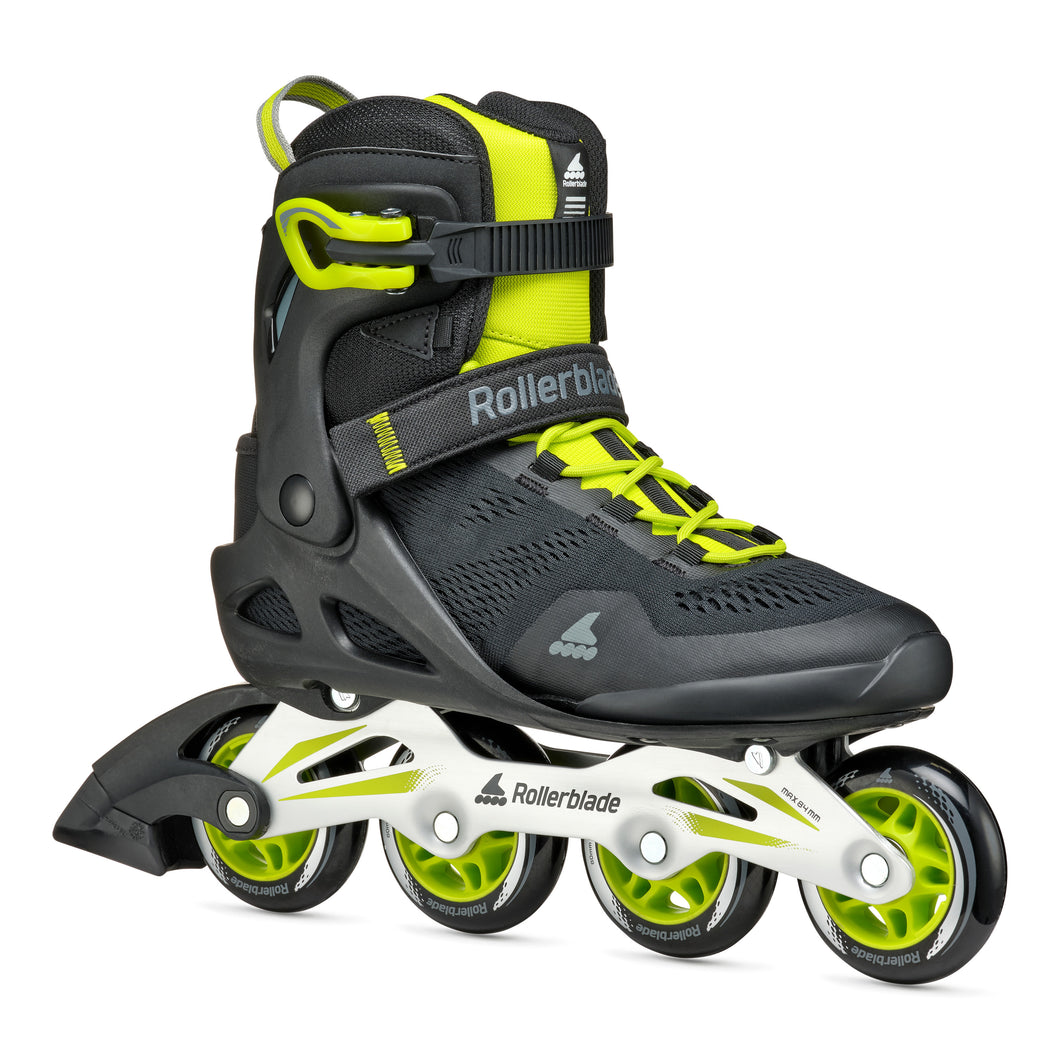 Rollerblade Macroblade 80 Mens Inline Skates - Black/Lime/13.0