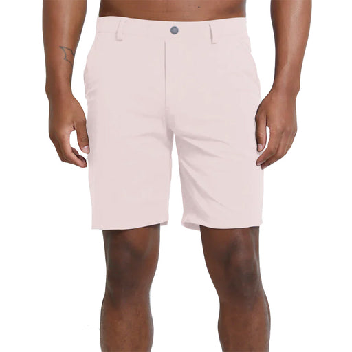 Redvanly Hanover 9 Inch Mens Pull-On Golf Shorts - Petal Pink/XXL