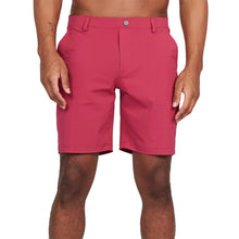 
                        
                          Load image into Gallery viewer, Redvanly Hanover 9 Inch Mens Pull-On Golf Shorts - Sangria/XXL
                        
                       - 4