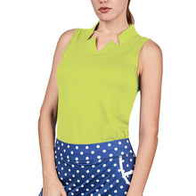 
                        
                          Load image into Gallery viewer, Sofibella Golf Colors Sleeveless Womens Golf Shirt - Citrus/2X
                        
                       - 3