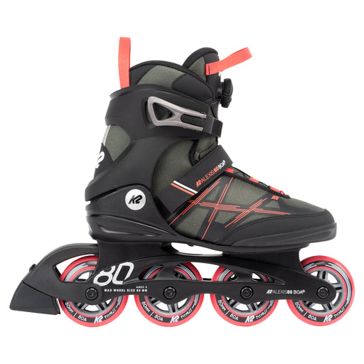 K2 Alexis 80 Boa Gray-Coral Womens Inline Skates