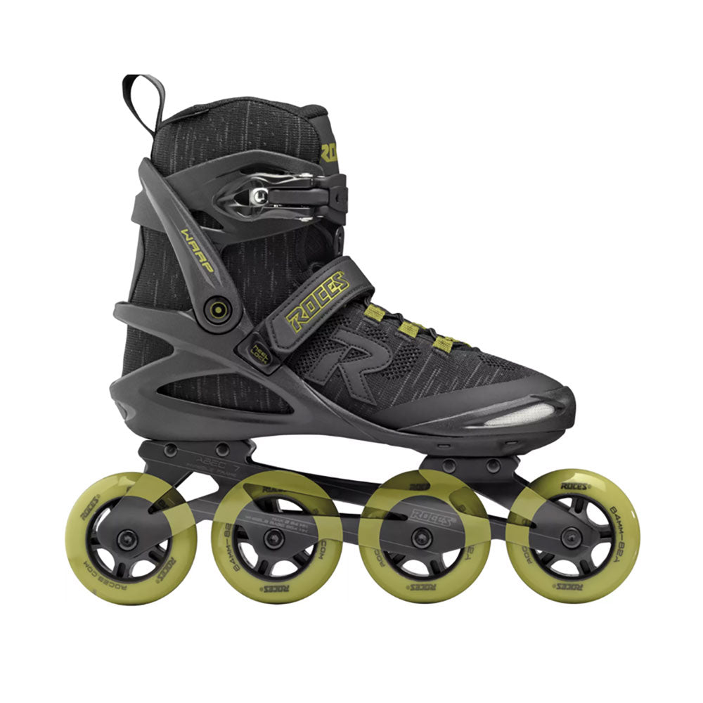 Roces Warp Thread TIF Mens Inline Skates - Blk/Olive Green/15