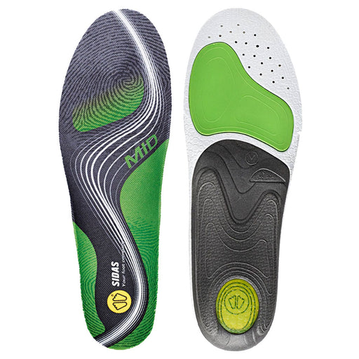 Sidas 3Feet Active Mid Unisex Insole - Green/XXL