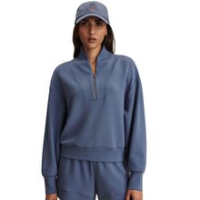 
                        
                          Load image into Gallery viewer, Varley Davidson Womens Half Zip Sweatshirt - Bijou Blue/L
                        
                       - 5